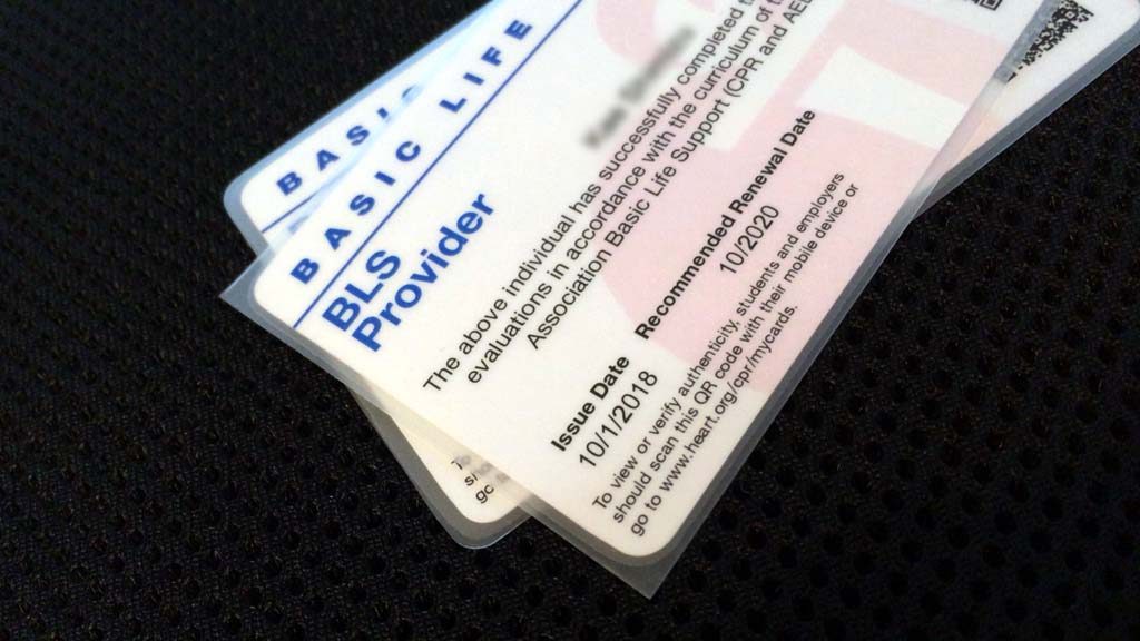 AHA-BLSプロバイダーカードの最新版eCard（イーカード:eカード）の印刷ラミネート加工サービス