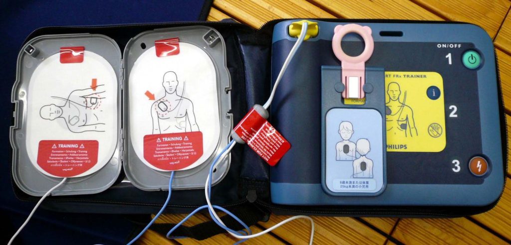 AEDと小児用キー