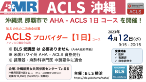 沖縄県那覇市AHA-ACLSプロバイダー1日コース｜BLS資格不要